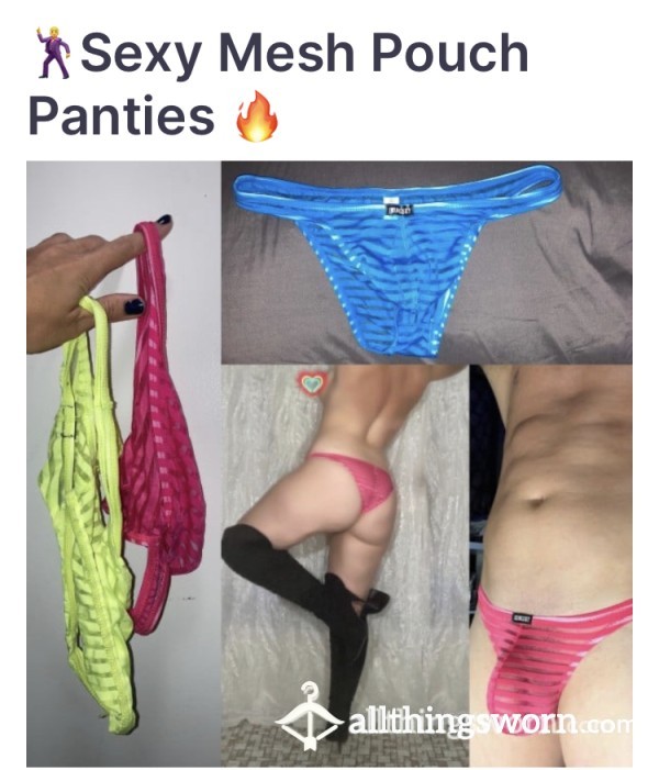 *Sissy Sissy Mesh S**y Time Panties !