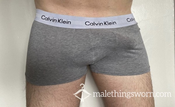 ⭐️Men’s Worn Grey Calvin Klein Boxer Underwear⭐️