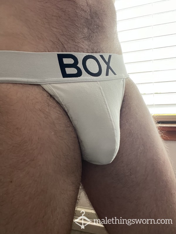 Men’s Worn White Box Jockstrap