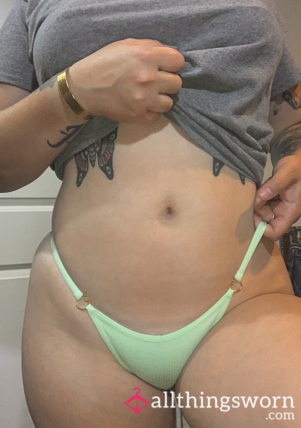 Green Heart Rings, Coverage Panties! Cute And S**y