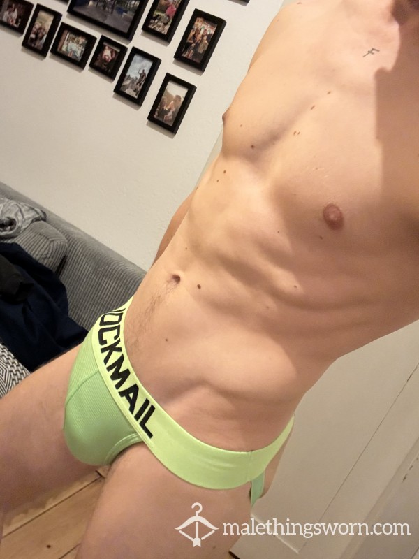 Mesh Neon Green Jockmail Jockstrap