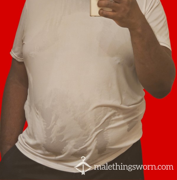 Meshed Sweaty During Workout Session