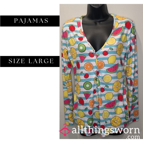 Fruit Pattern Pajamas