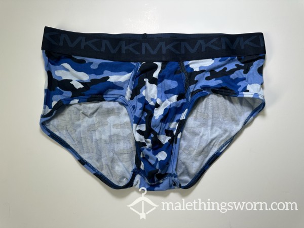 Michael Kors Blue Camo Brief