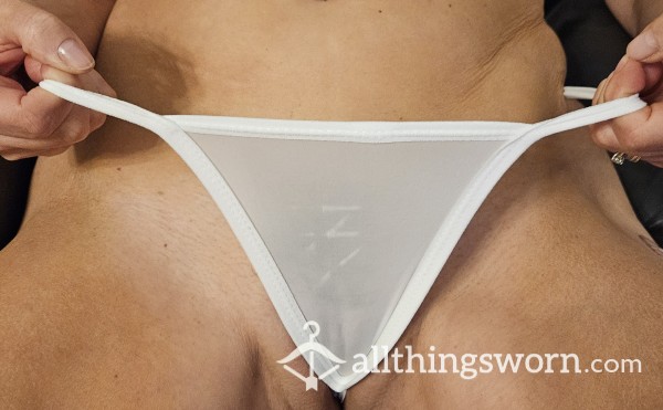 Micro Thong White.