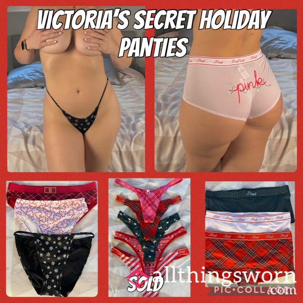 MILF Victoria’s Secret Holiday And Christmas Panties