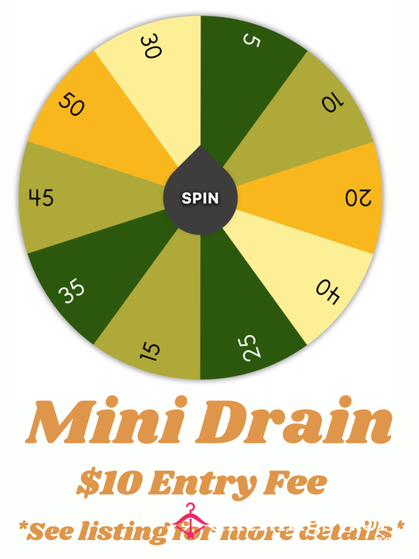 💸MINI DRAIN WHEEL💸