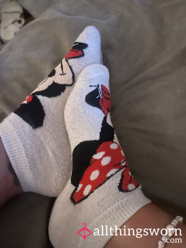 Mini Mouse Cute Trainer Socks❤️