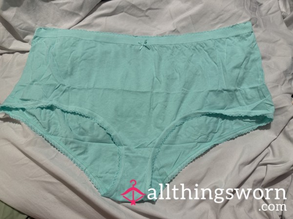 Mint Cotton Fullback Knickers