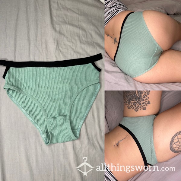 Mint Green Full Cotton Panties