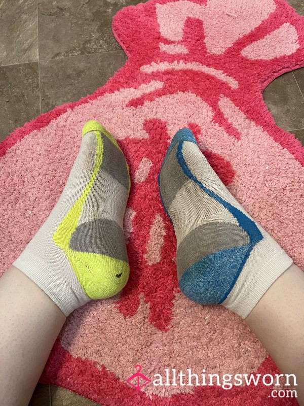 Mismatched Athletic Socks – Well-Worn & Broken In