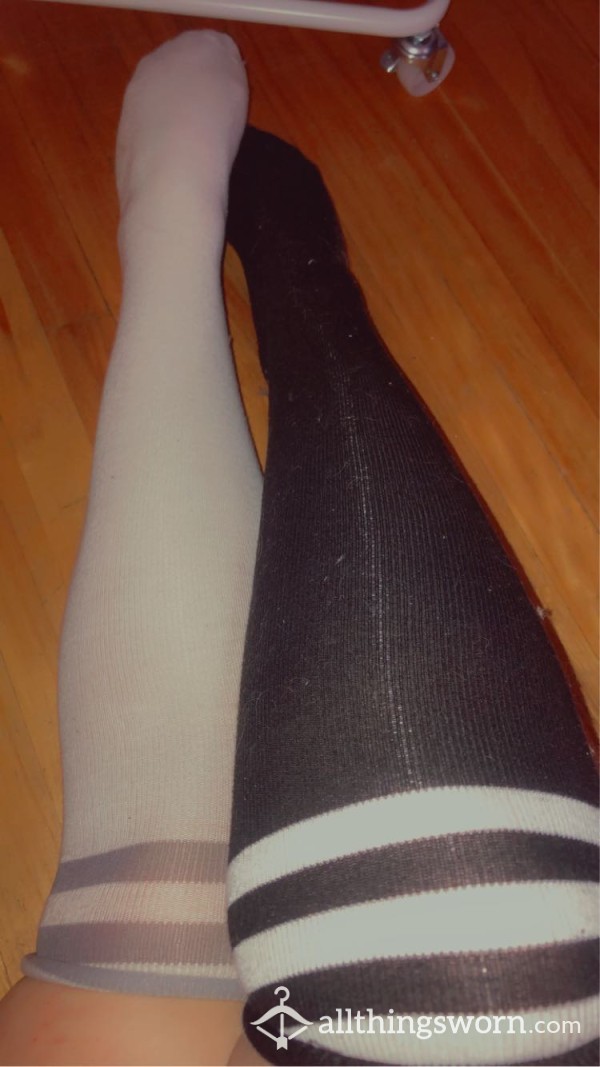 Mismatched  Knee High Socks