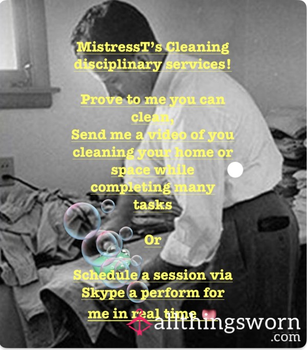 MistressT’s House B**ch Fetish Cleaning Disciplinary Services 🧹