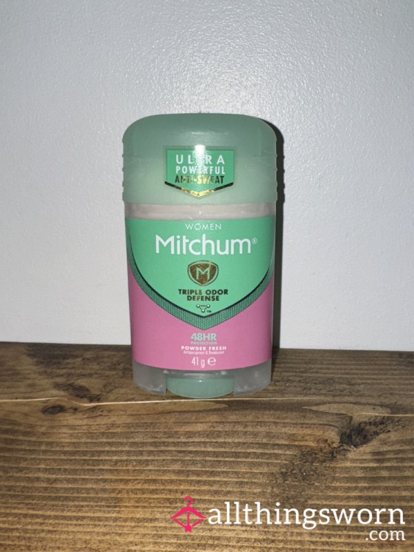 Mitchum Powder Fresh 🌷 Well Used Deodorant Stick