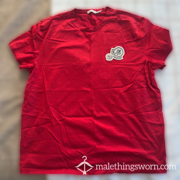 Moncler T-shirt Red(M)