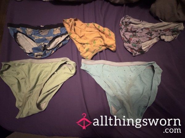 Most C*mfy Most Worn Panties!