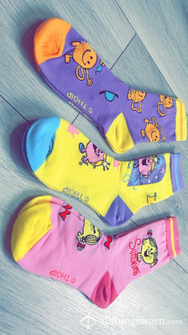 Mr Men Pretty Socks