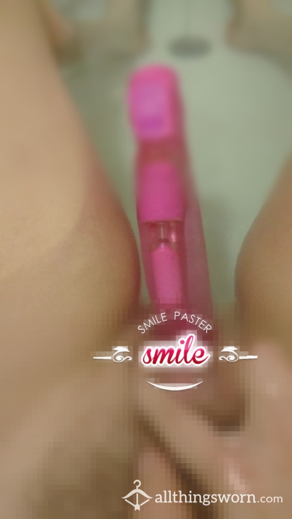 Mrs X January Special Bath Time Di**o Vibrator Play Waterproof Pink