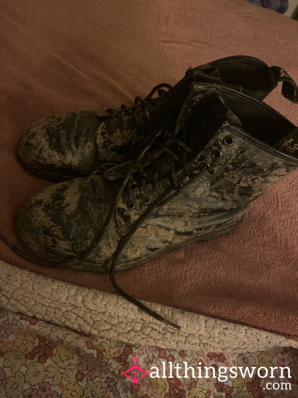 Mud Covered Doc Martens