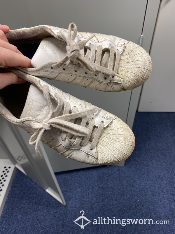 Muddy Adidas Trainers