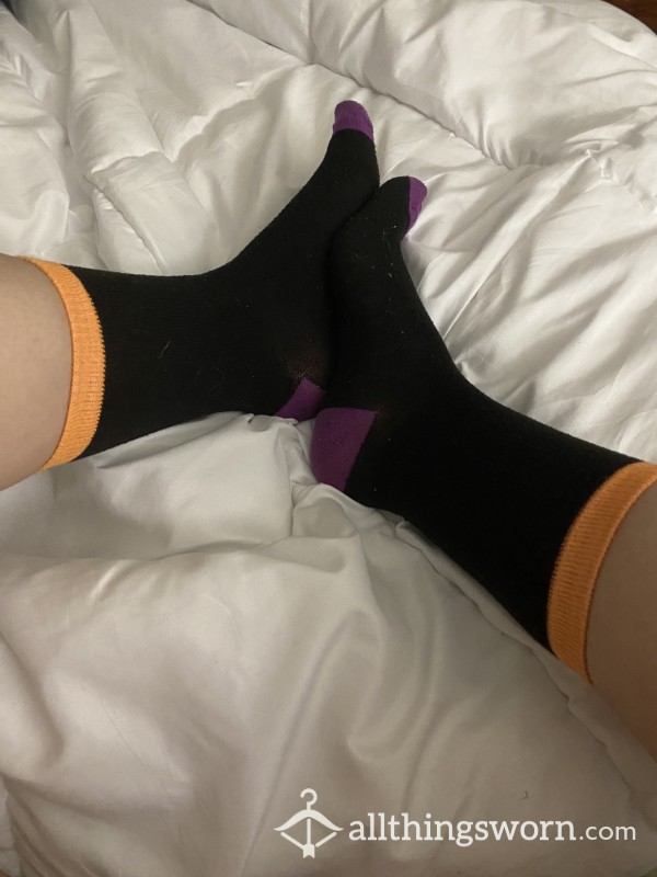 Multi Color Crew Length Socks