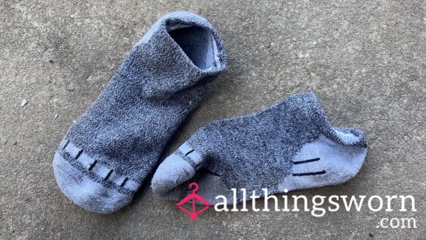 Multi Gray Ankle Socks