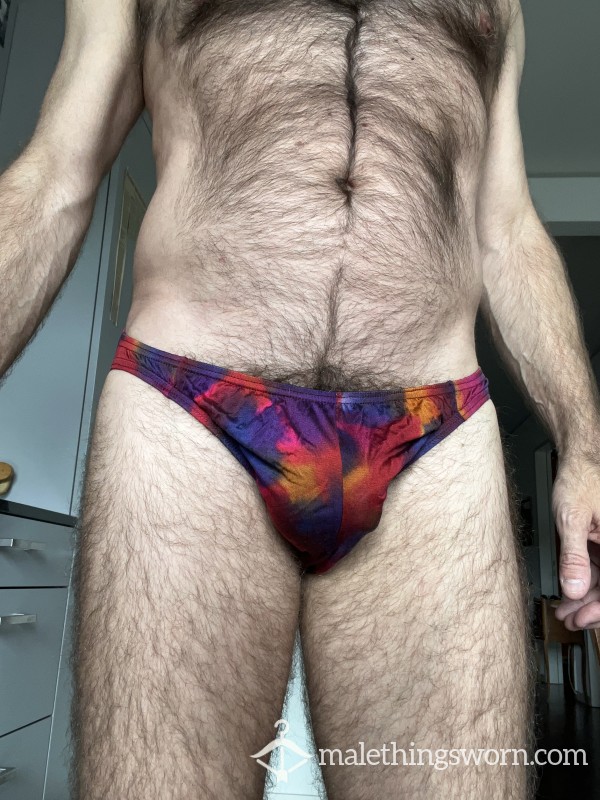 Multicolor Tie-dye Bikini Brief