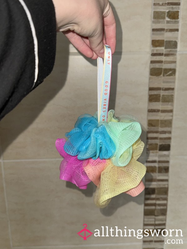 Multicoloured Shower Scrunchie