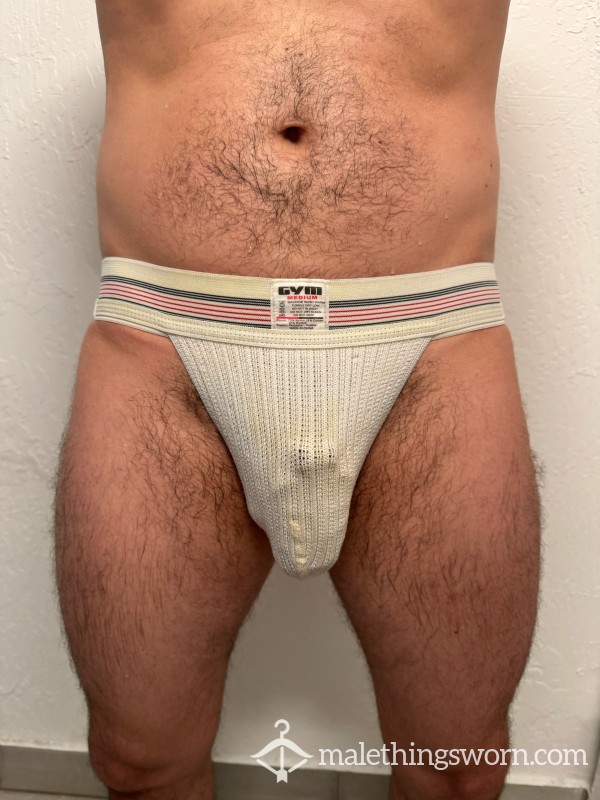 Musky White Jockstrap