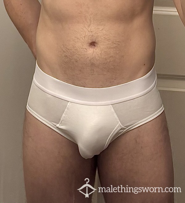 Musky White Briefs