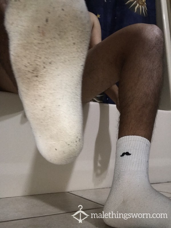 Mustache Socks