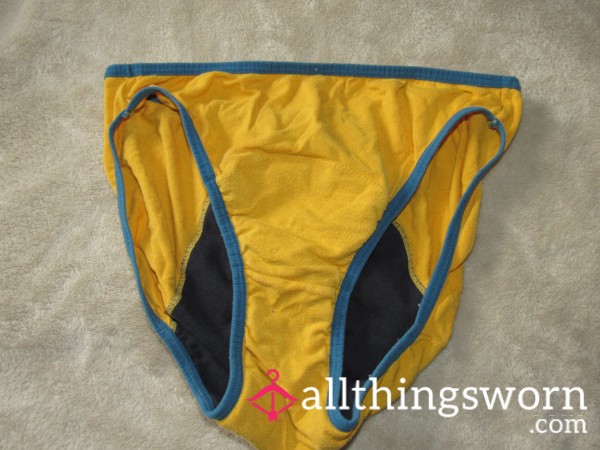 Mustard Yellow Absorbent Panties ⭐