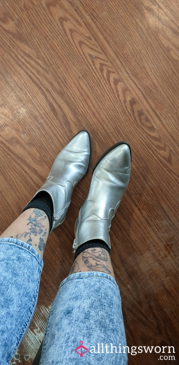 My Absolute FAVORITE Silver Boots