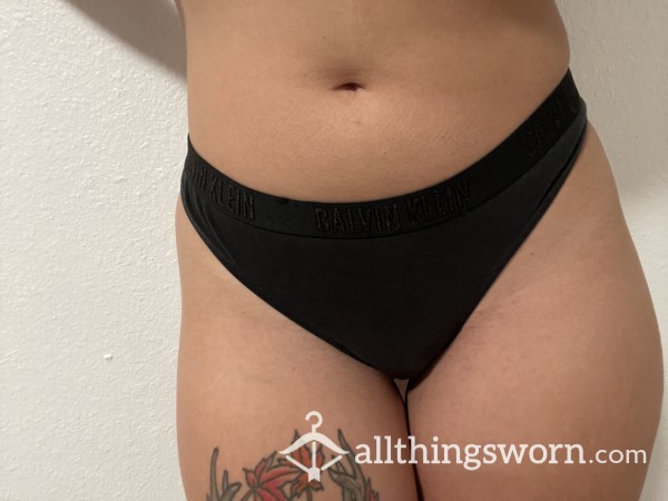 My Favorite Calvin Klein Thong 💜🖤