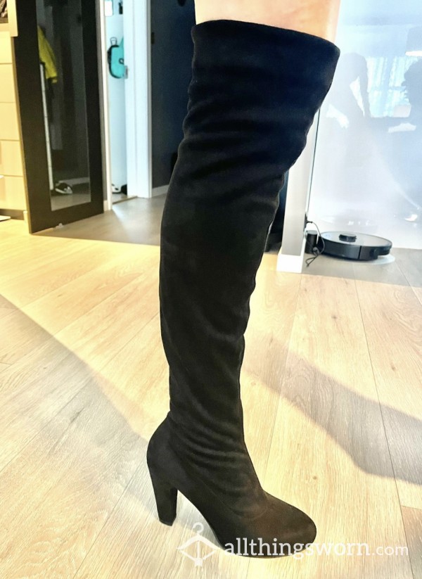 My Favorite Knee High Black Boots