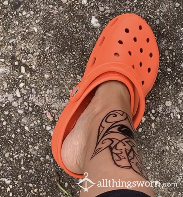 My Favorite Orange Crocs