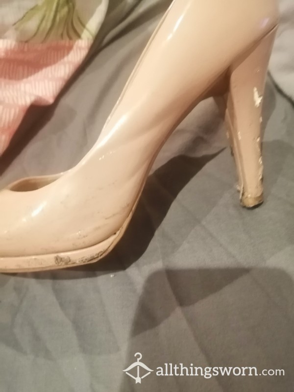 My Favorite Shoes EVER. NUDE Size 5