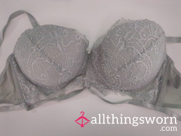 My Favourite 36G Grey Lacey Bra