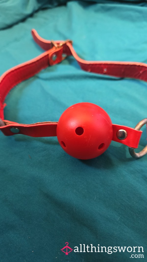 My First Ball Gag🥰