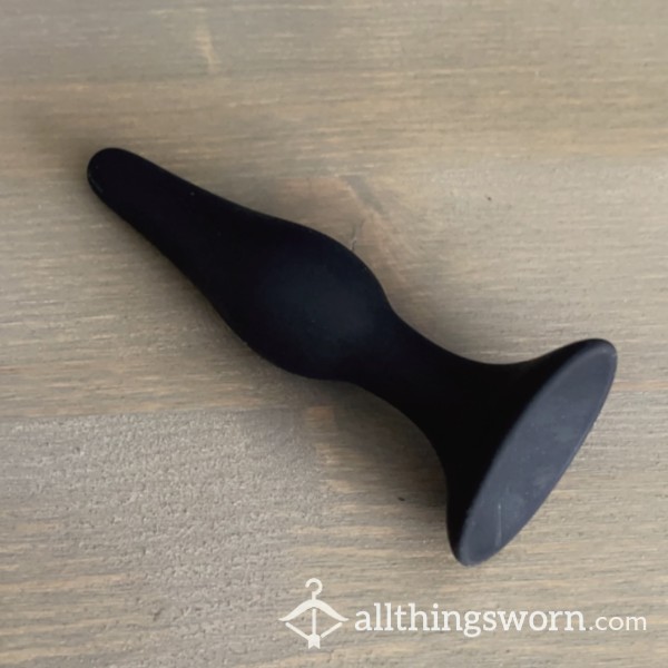 My First Bu*t Plug - Black Silicone