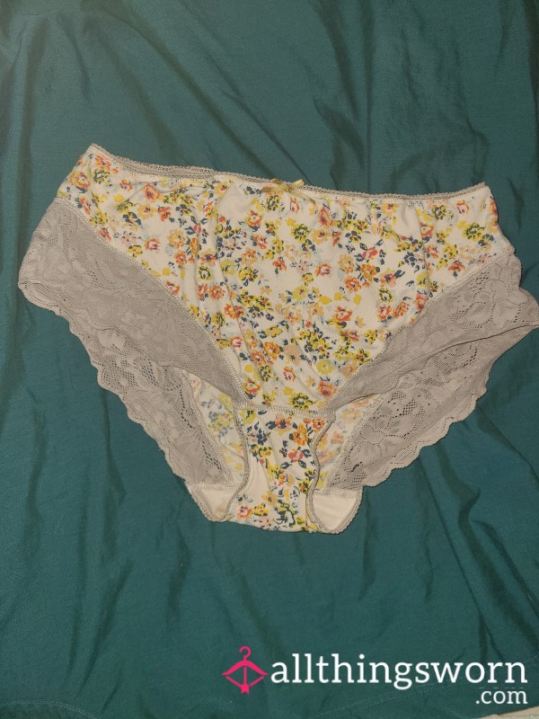 My First Pair Of Pretty Undies Ever, Flor*l, Lacey And Sweet<3