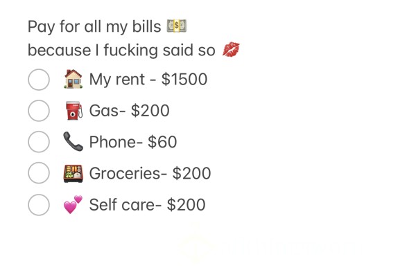 My F**king Bills