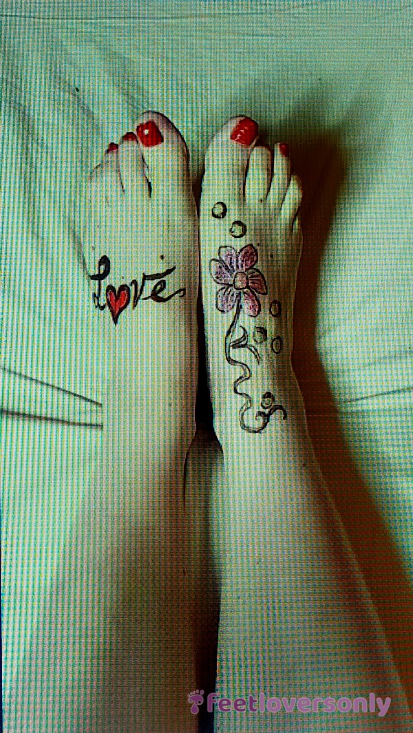 My Little Feet With Love And Imagination.