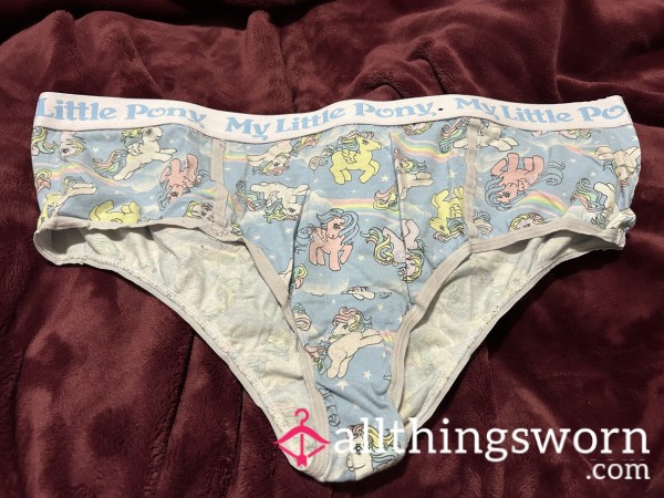 ~MY LITTLE PONY LIGHT BLUE COTTON CHEEKY PANTY~