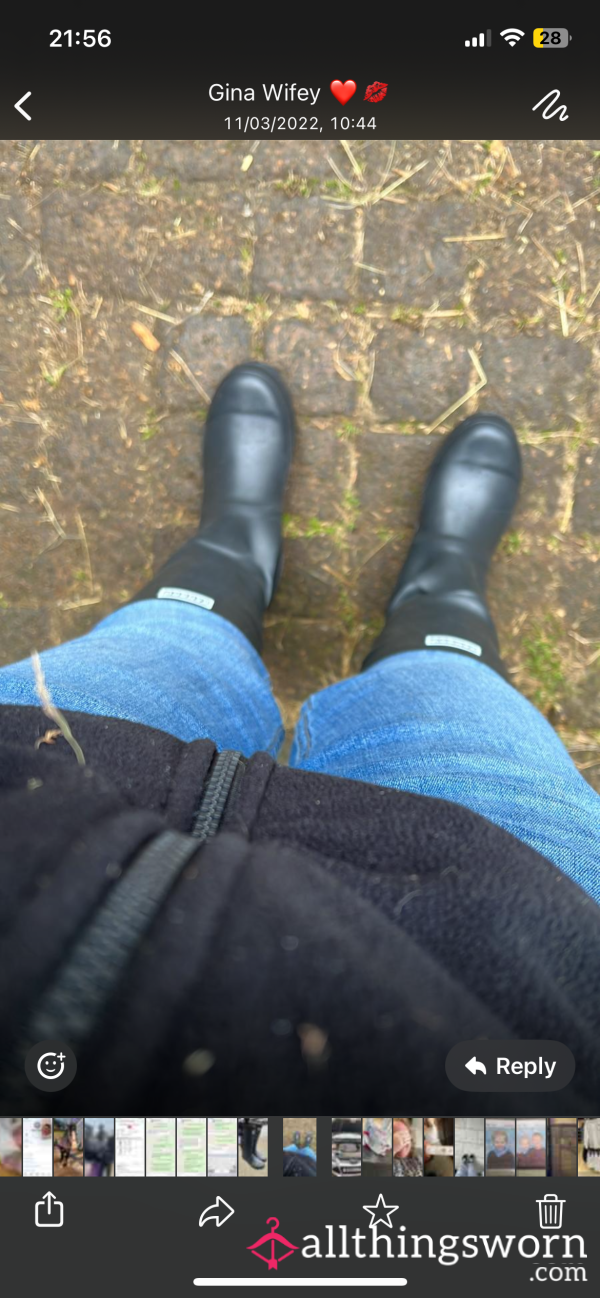 My Masculine Girlfriends Dirty Farm Wellies