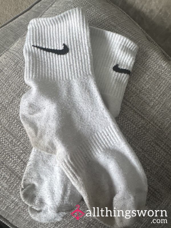 My Nike Gym Socks Worn Twice 🧦 🧡