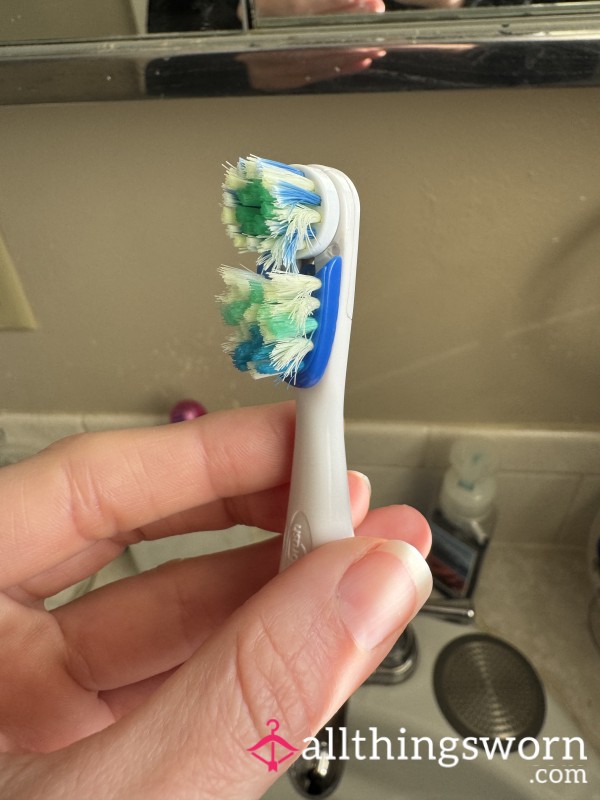 Used Toothbrush Head