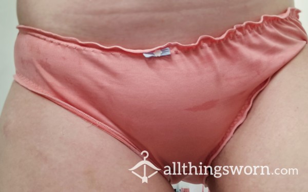 Worn Sweaty Satin Panties - With Extras 🔥