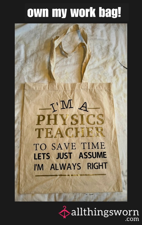 My Teaching Accessories Bag 'Physics Teacher'