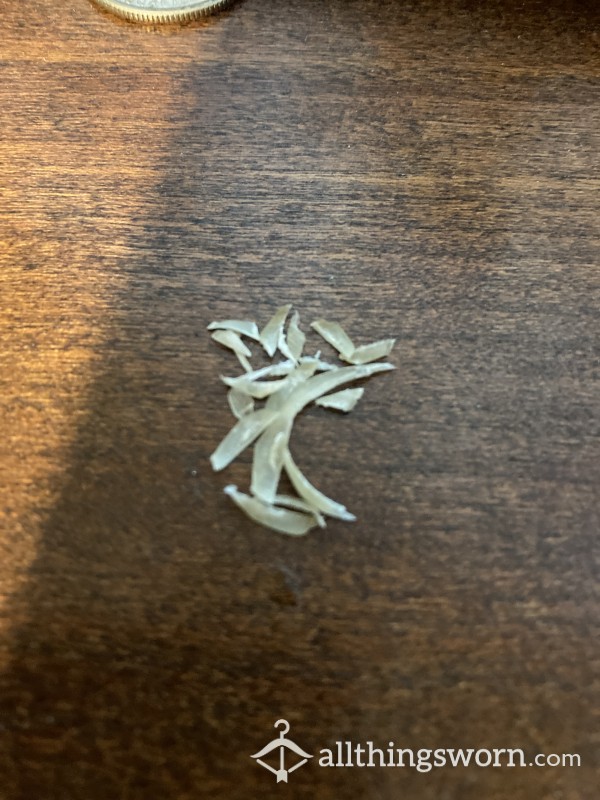 My Used Toenail Clippings